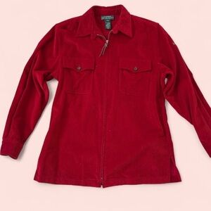 Ralph Lauren Women's Red Utility corduroy Jacket